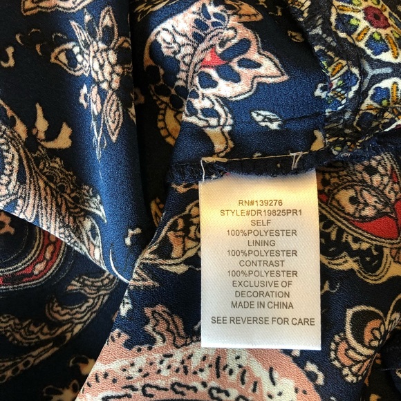 DR2 Paisley Long Sleeve Shirt Medium - Picture 5 of 6